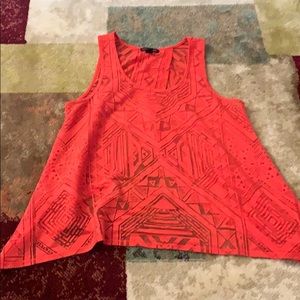 Asymmetrical tank top